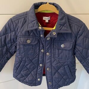 Splendid Kids Dark Blue Quilted Puffer Jacket